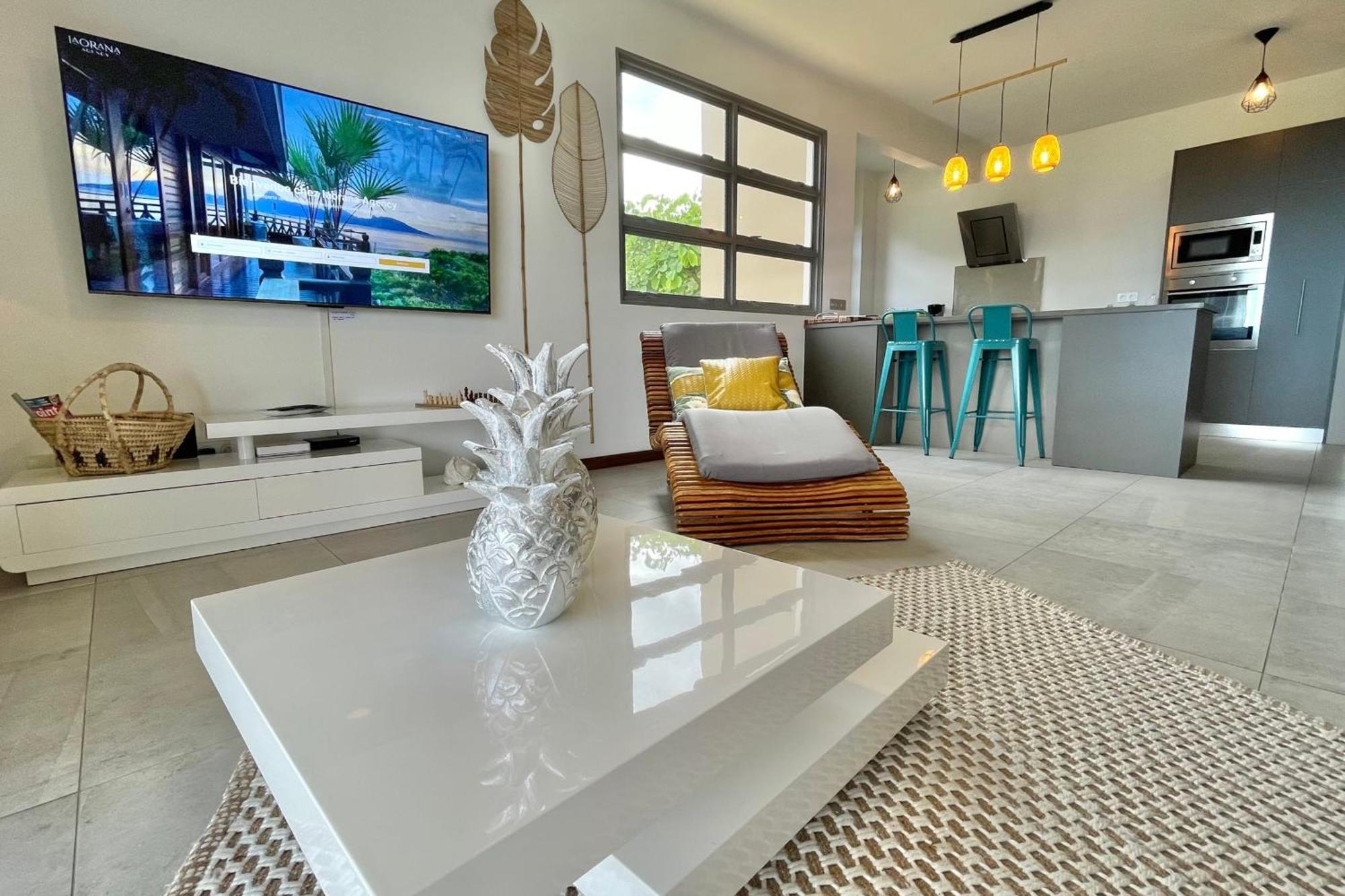 Manuia Luxury Apartment - Tahiti Punaauia -Wi-Fi Netflix Pool & Gym Dış mekan fotoğraf